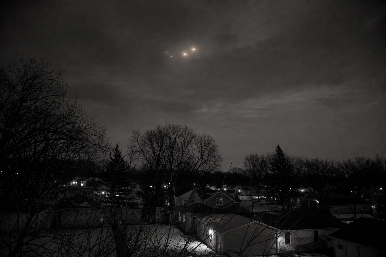 Ambiguous lights over Janesville