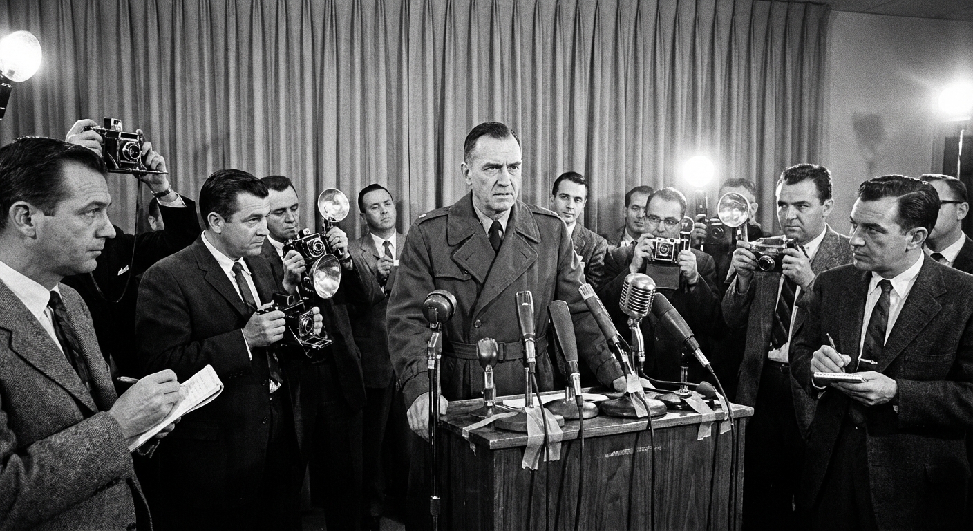 Press briefing credibility gap