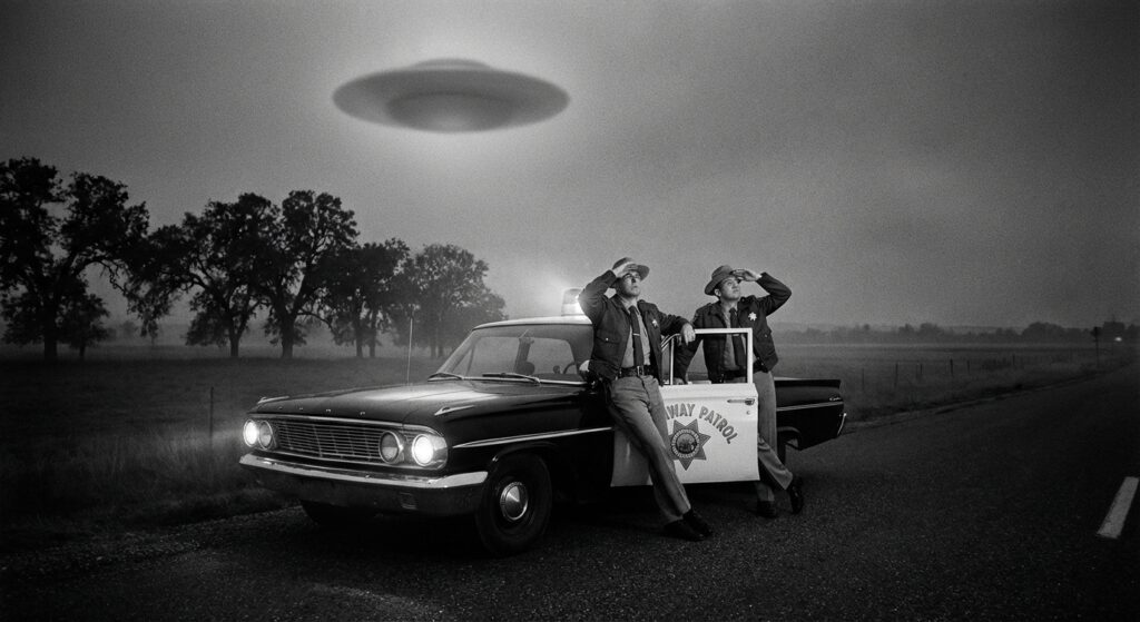 CHP Officers Watch UFO