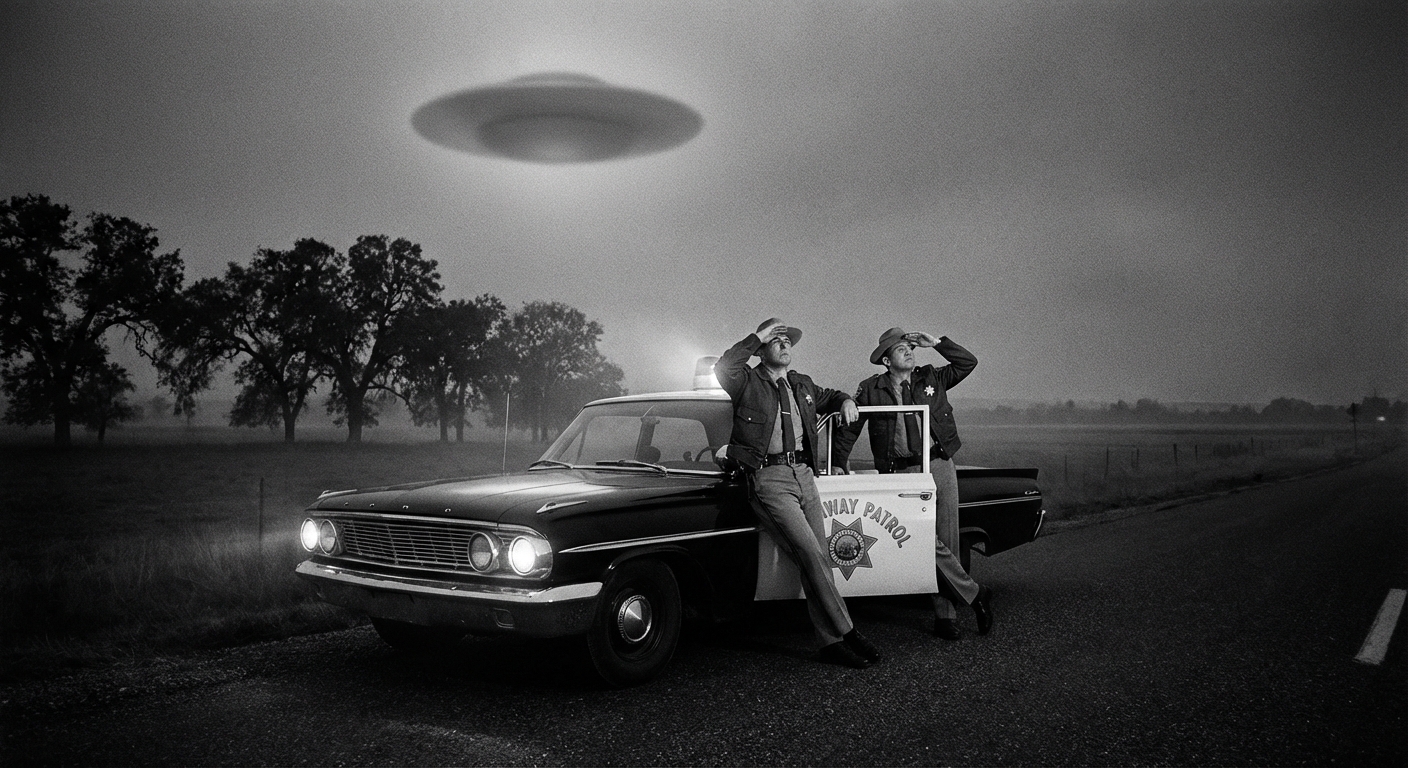 CHP Officers Watch UFO