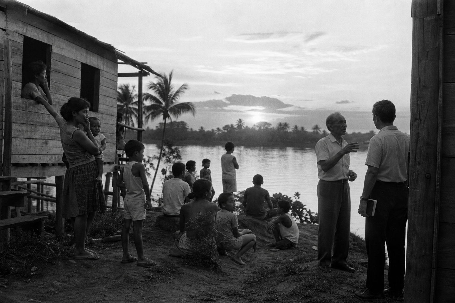 Colares Residents at Dusk