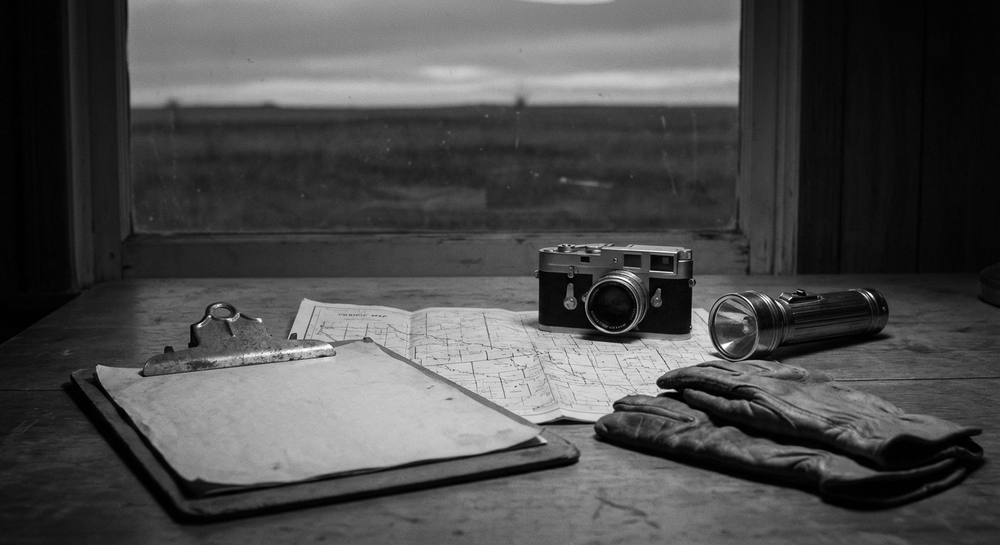 1970s case file context still life