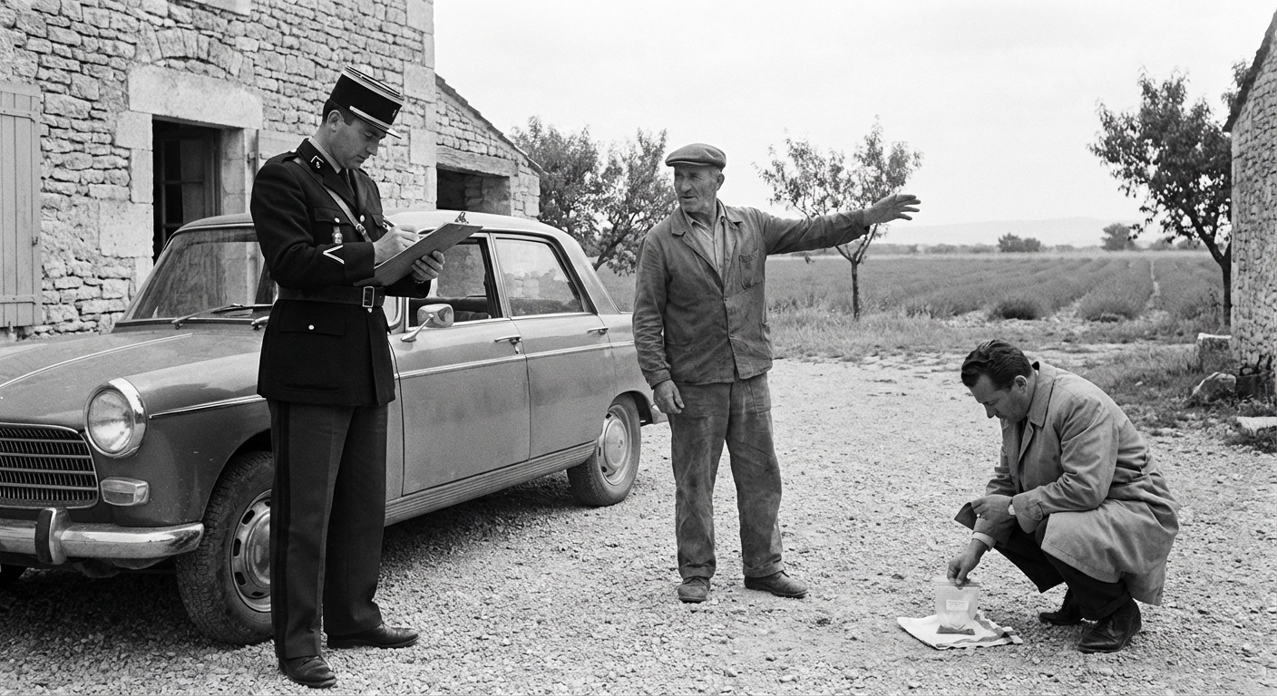 Gendarmerie-style documentation moment