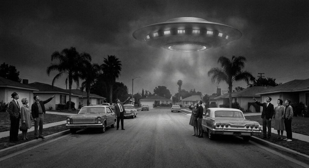 Redlands 1968 mass UFO sighting