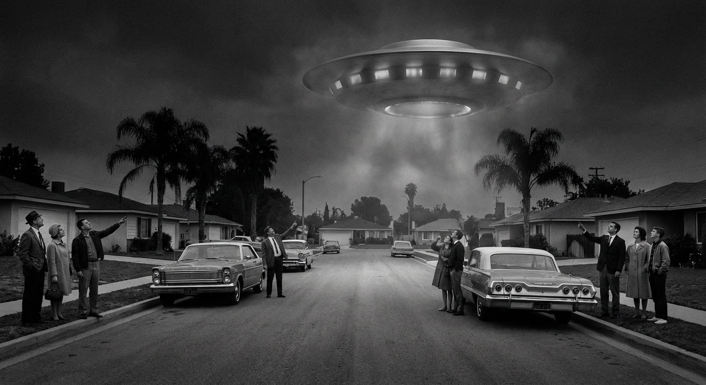 Redlands 1968 mass UFO sighting