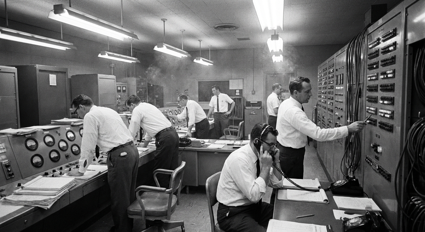 Blackout control room moment