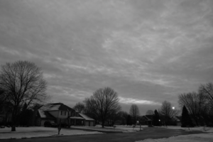 Winter Sky Over Farmington Hills