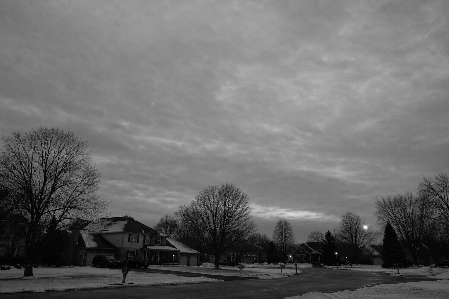 Winter Sky Over Farmington Hills