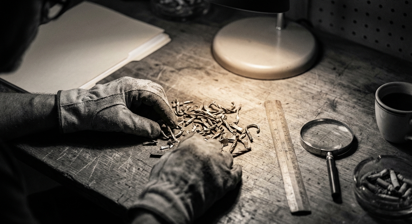 Evidence table, anonymous hands