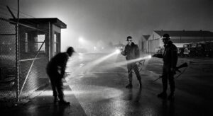 Night perimeter encounter