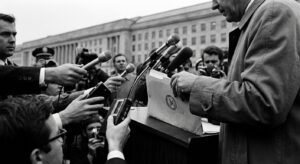 Pentagon admission, candid moment
