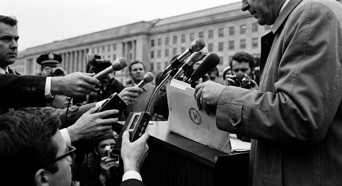 Pentagon admission, candid moment