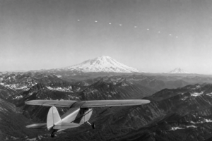 Arnold’s Flight Near Mount Rainier