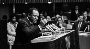 Gairy at the UN, 1977