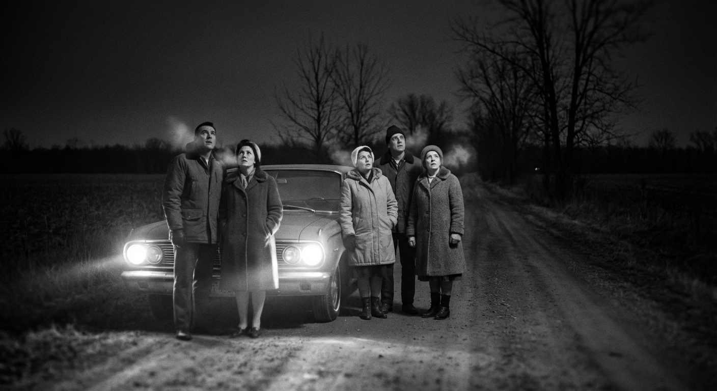 Witnesses on rural road