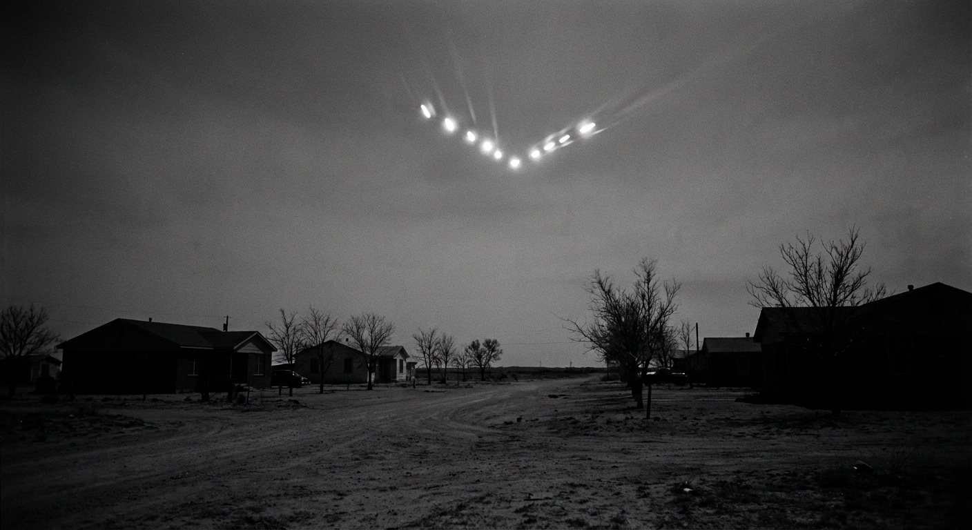 V-formation over Lubbock (1951)