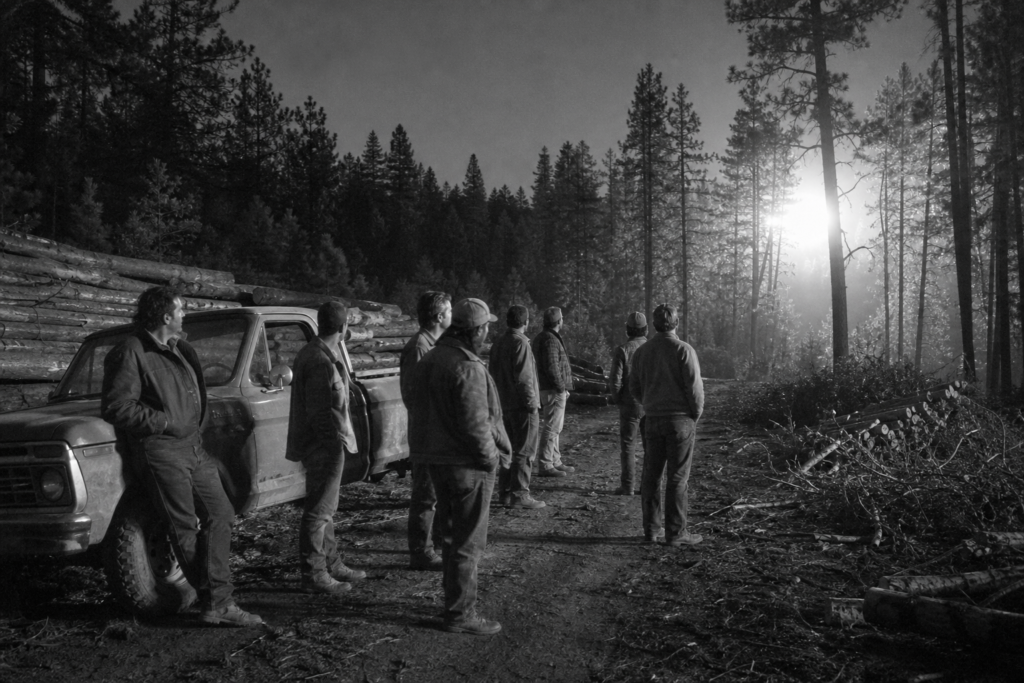 Logging Crew Near Turkey Springs