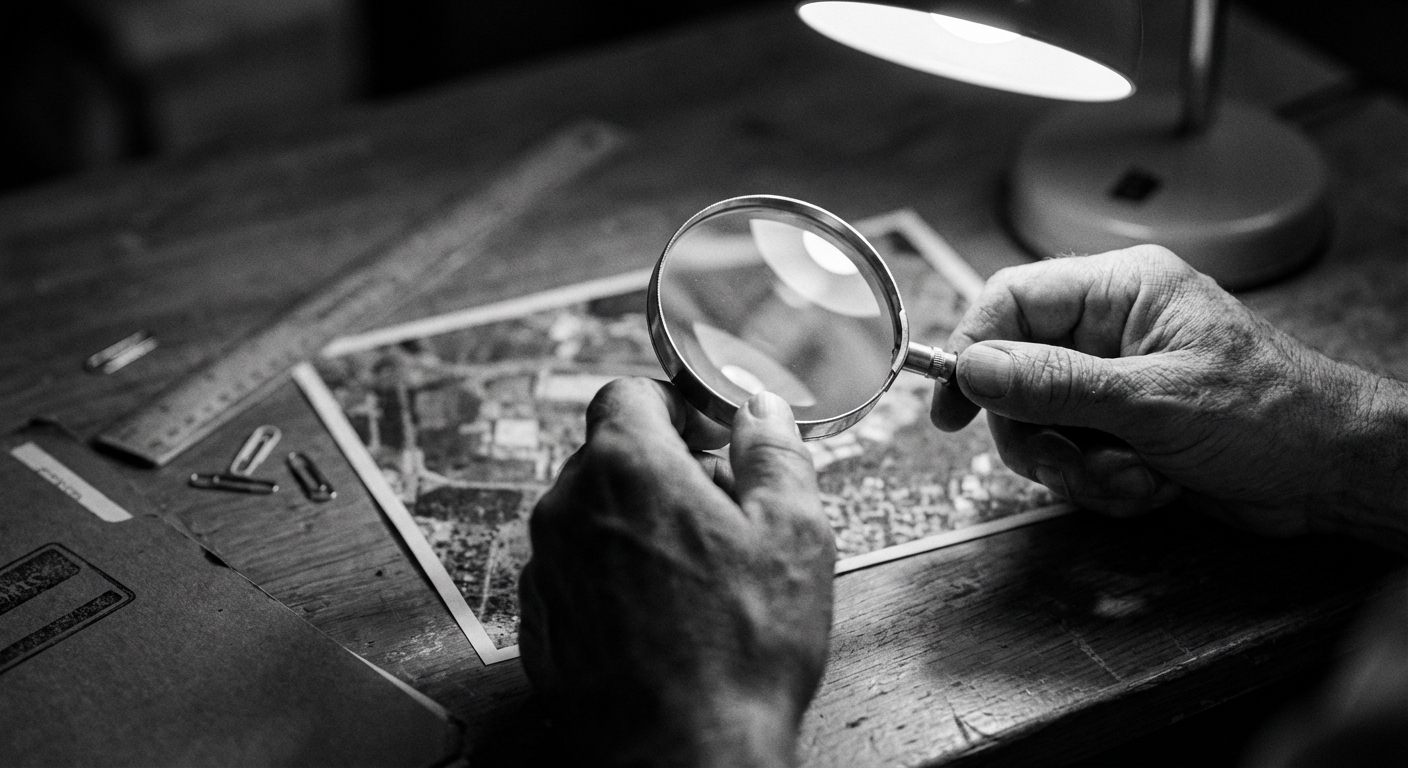 Evidence Standards: Magnifier on Photo