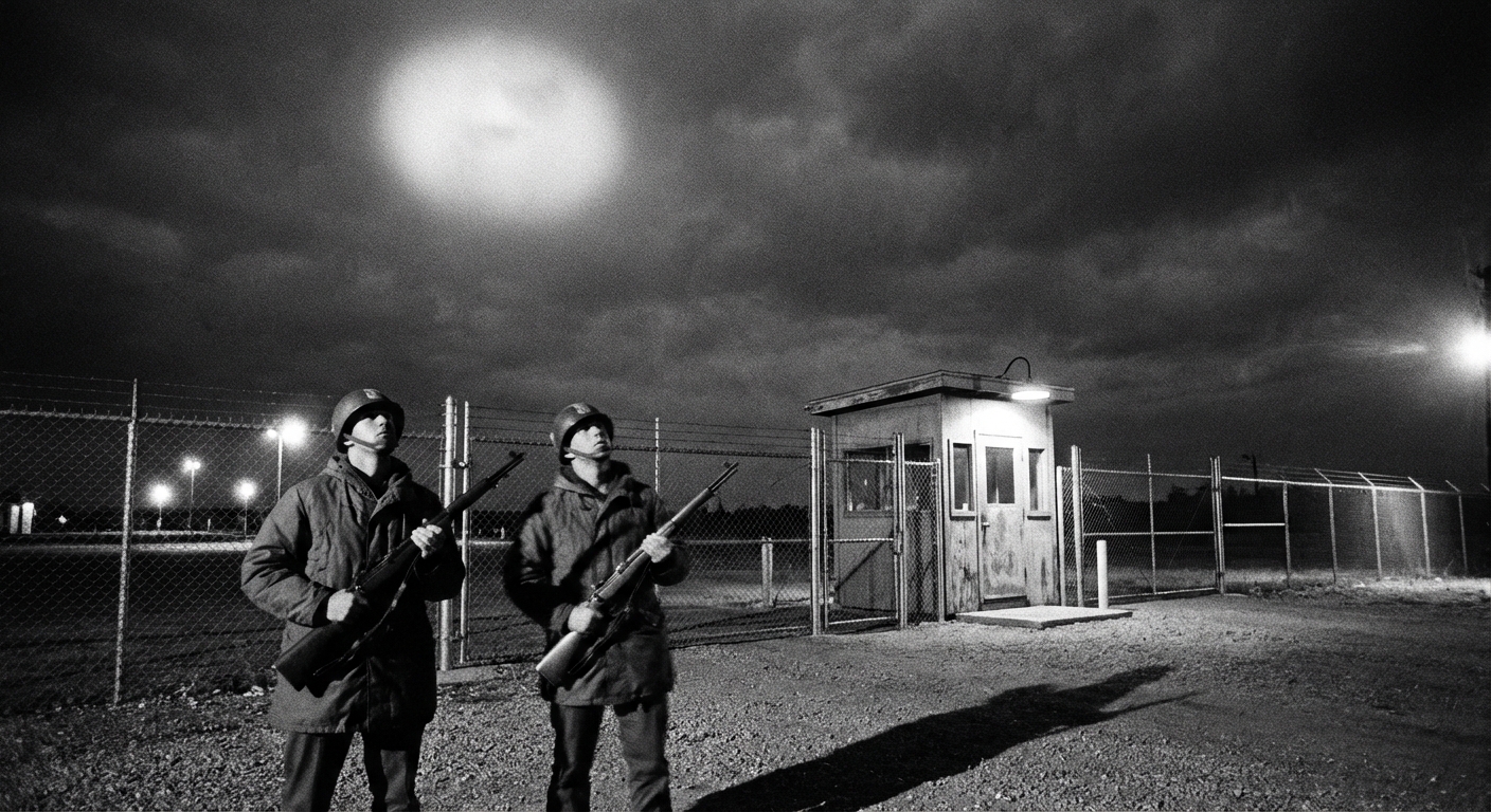 Witness account at night perimeter