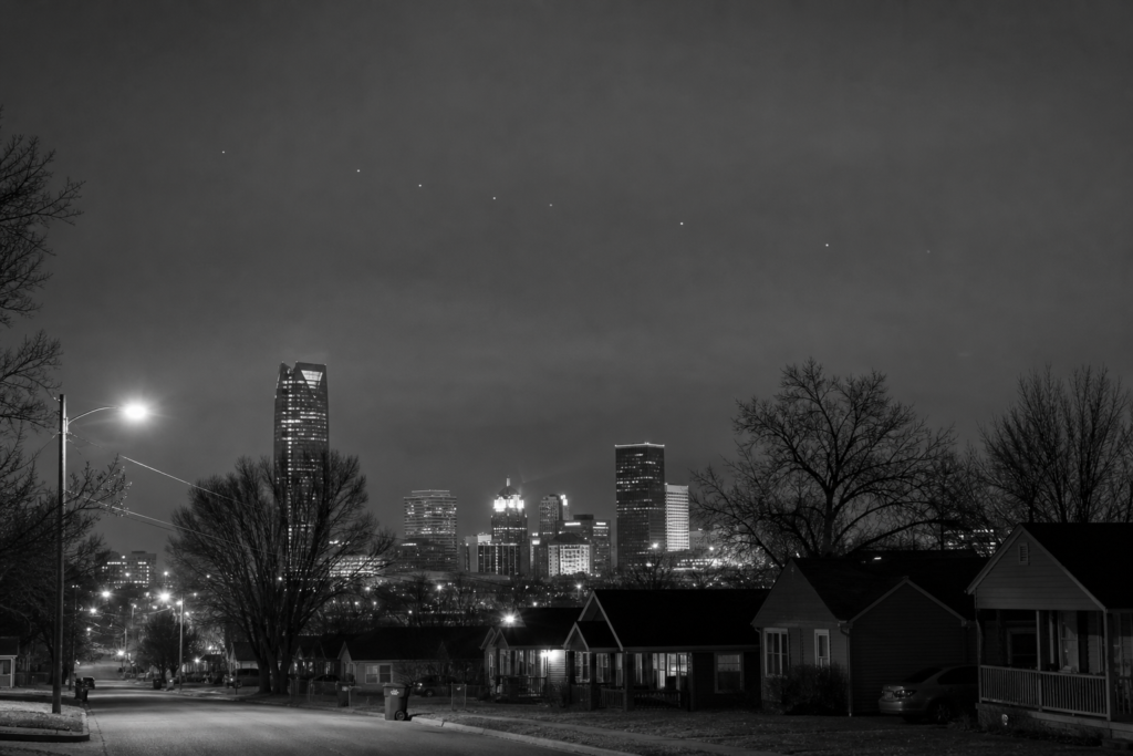 Reported lights over Oklahoma City