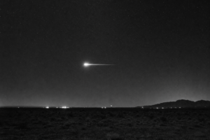 Green Fireball Over New Mexico