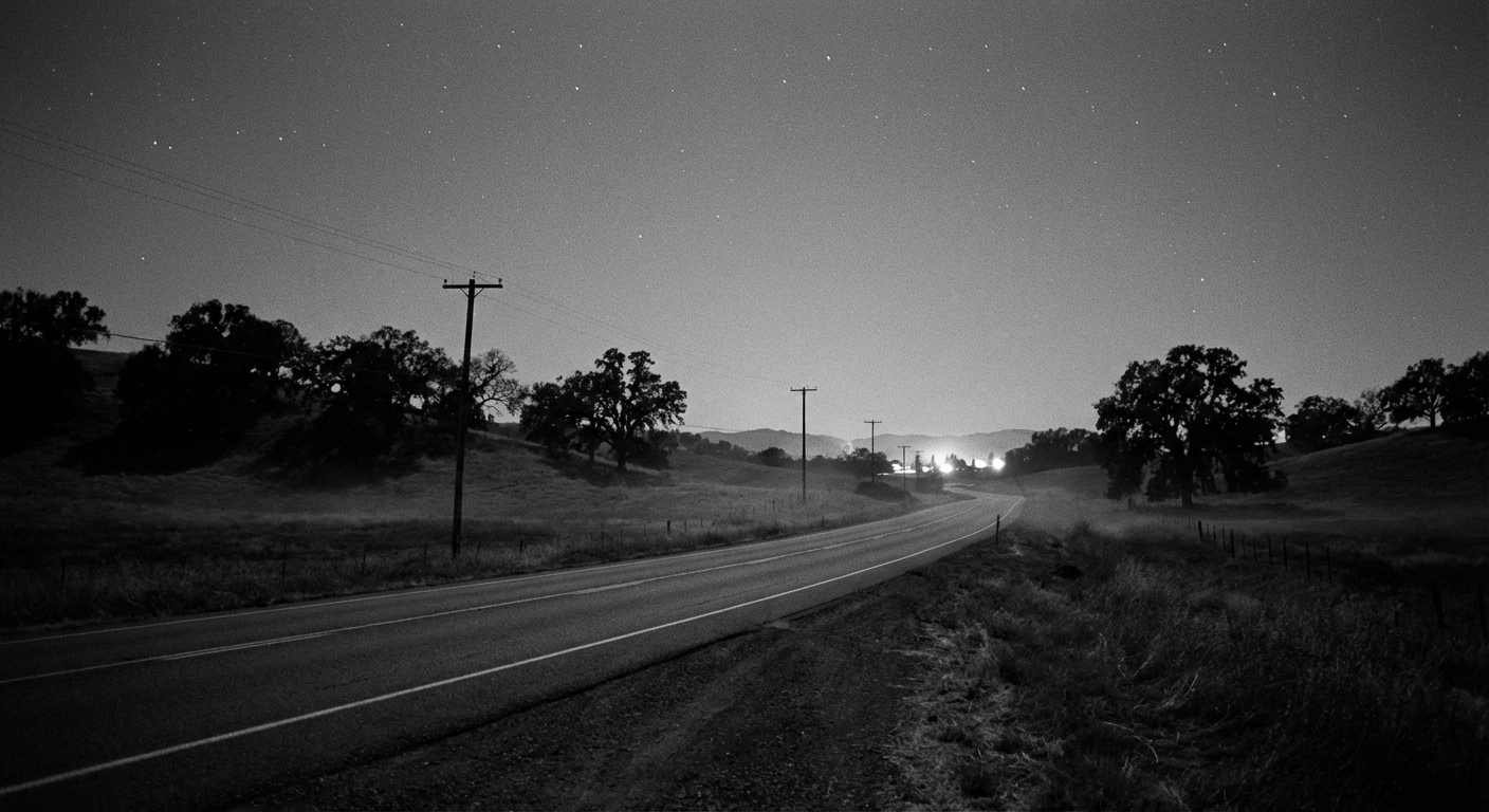 Red Bluff Highway Night Setting