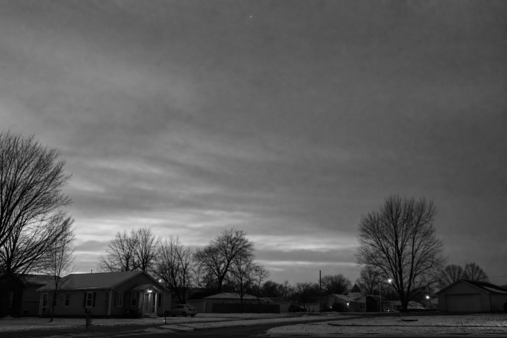 Winter Sky Over Newburgh
