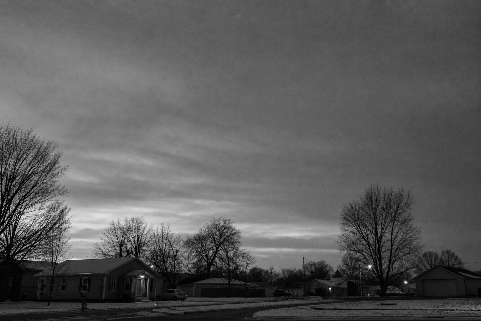 Winter Sky Over Newburgh
