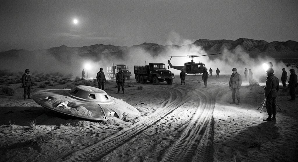 Desert recovery at night