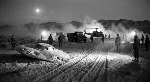 Desert recovery at night