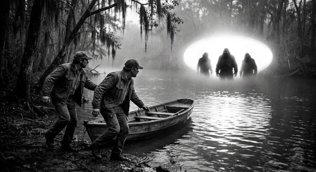 Pascagoula River Night Encounter