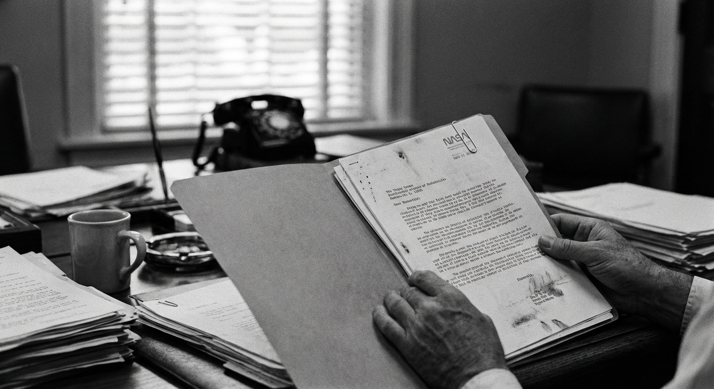 White House letter to NASA, 1977