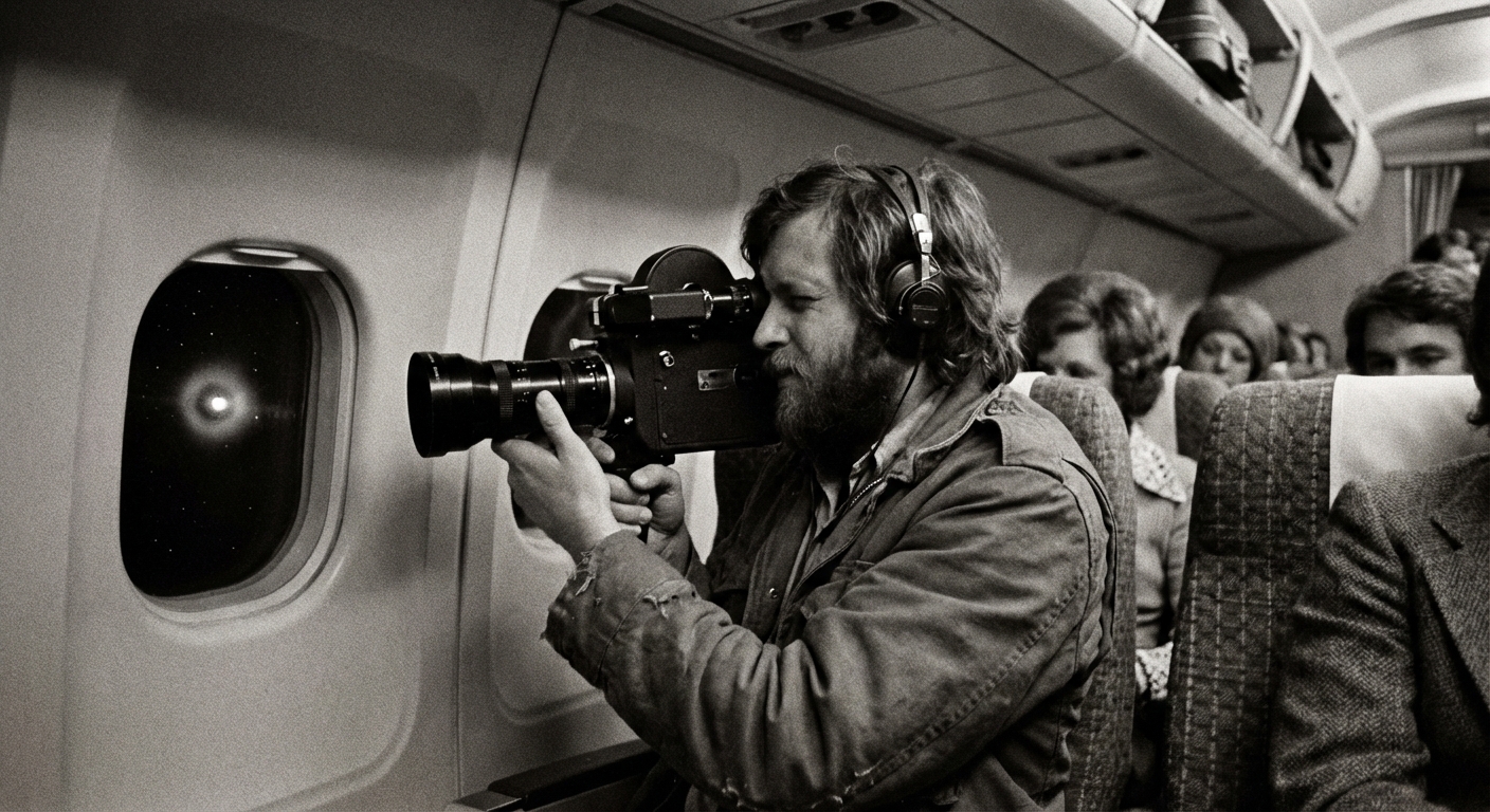 Film crew captures the lights