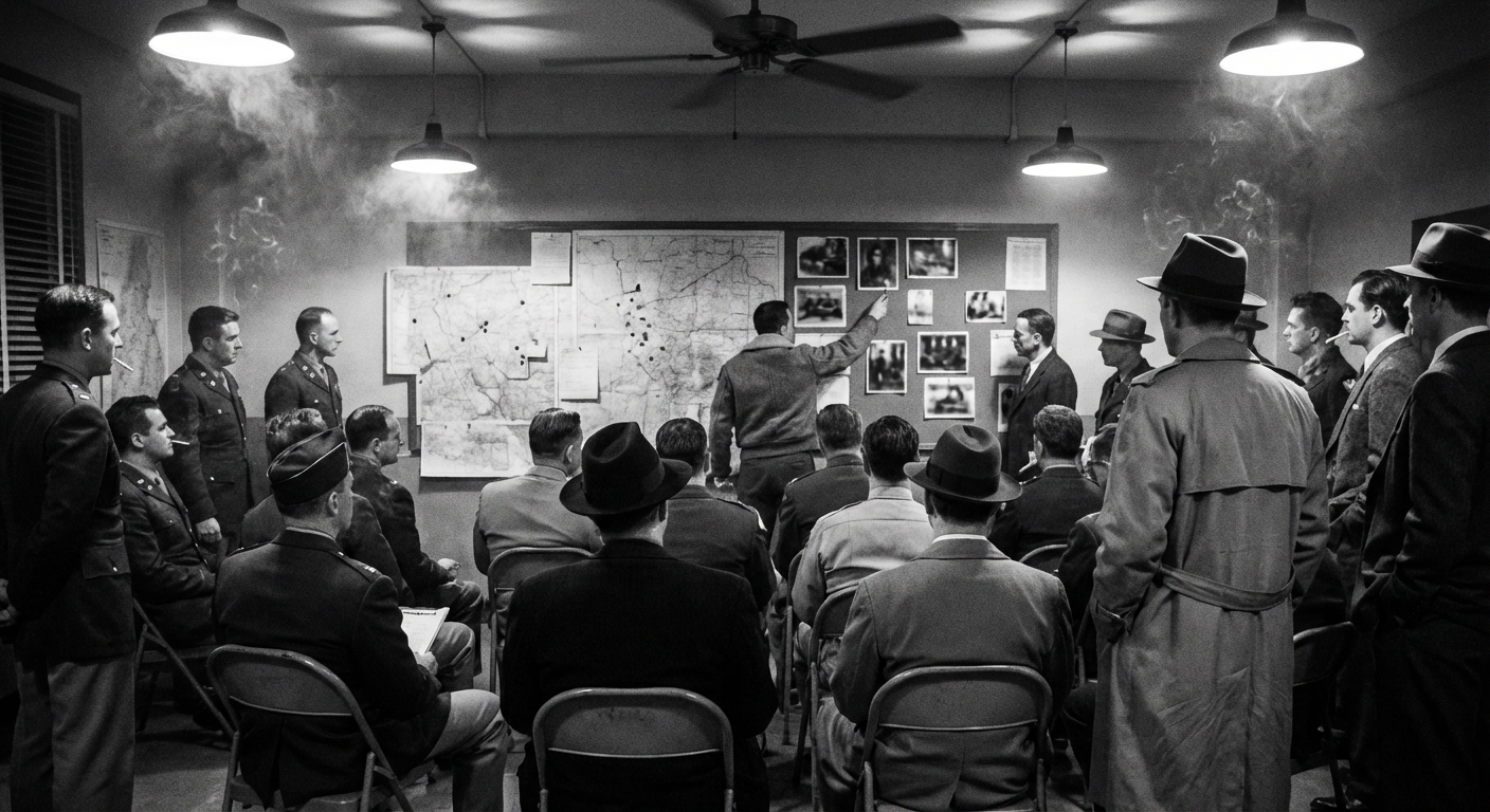 Cold War briefing room