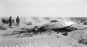 Desert saucer recovery, 1945