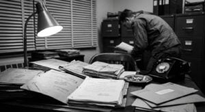 1949 Grudge Memo Desk