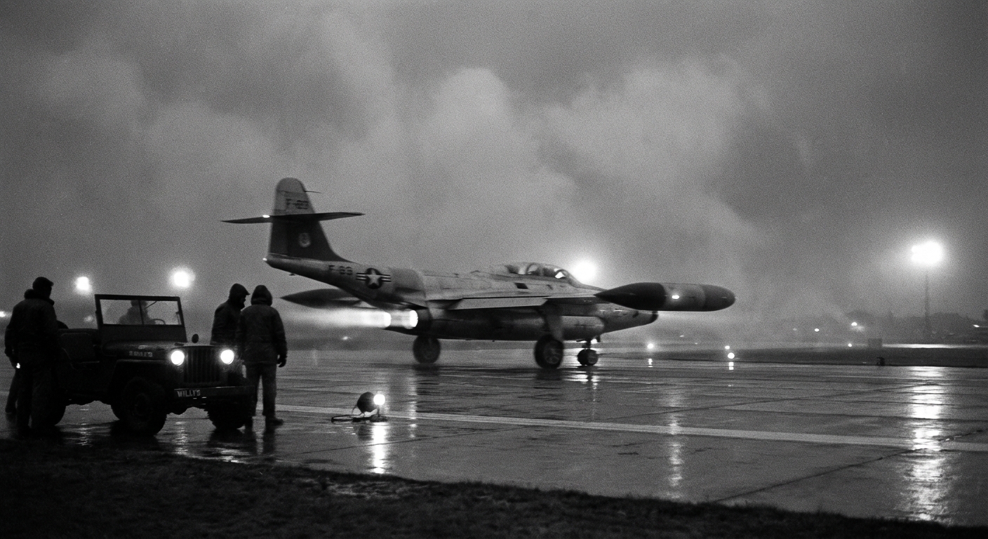 F-89 Interceptor Night Launch