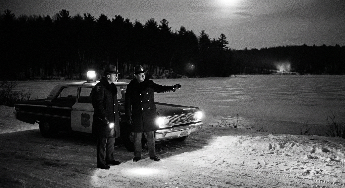 Police response at reservoir edge