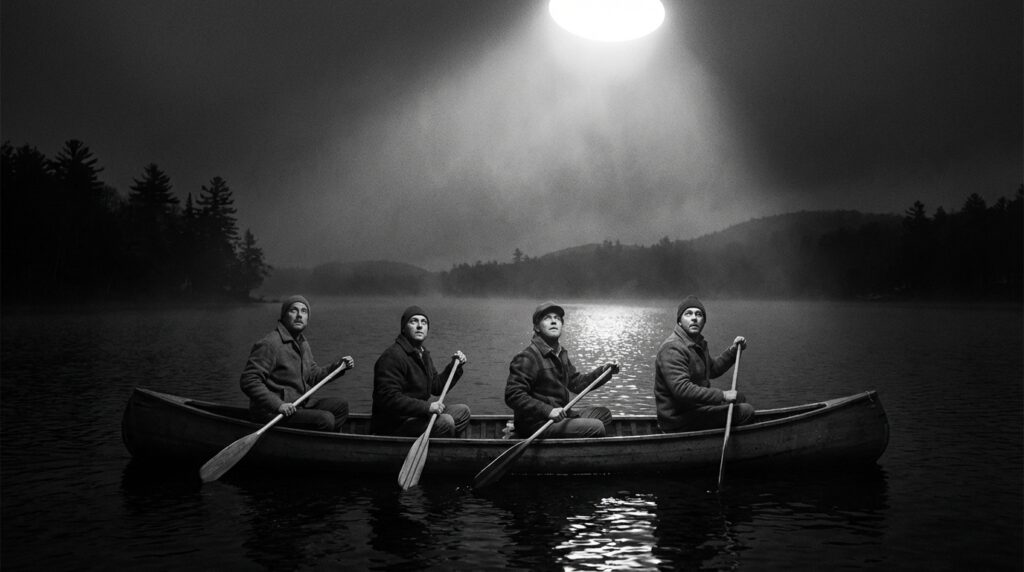 Canoe Under Silent Light