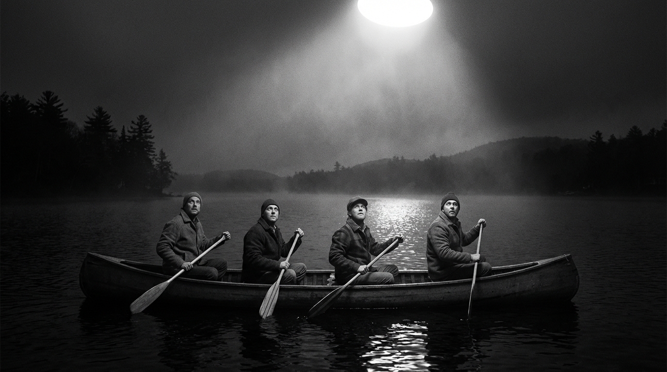 Canoe Under Silent Light