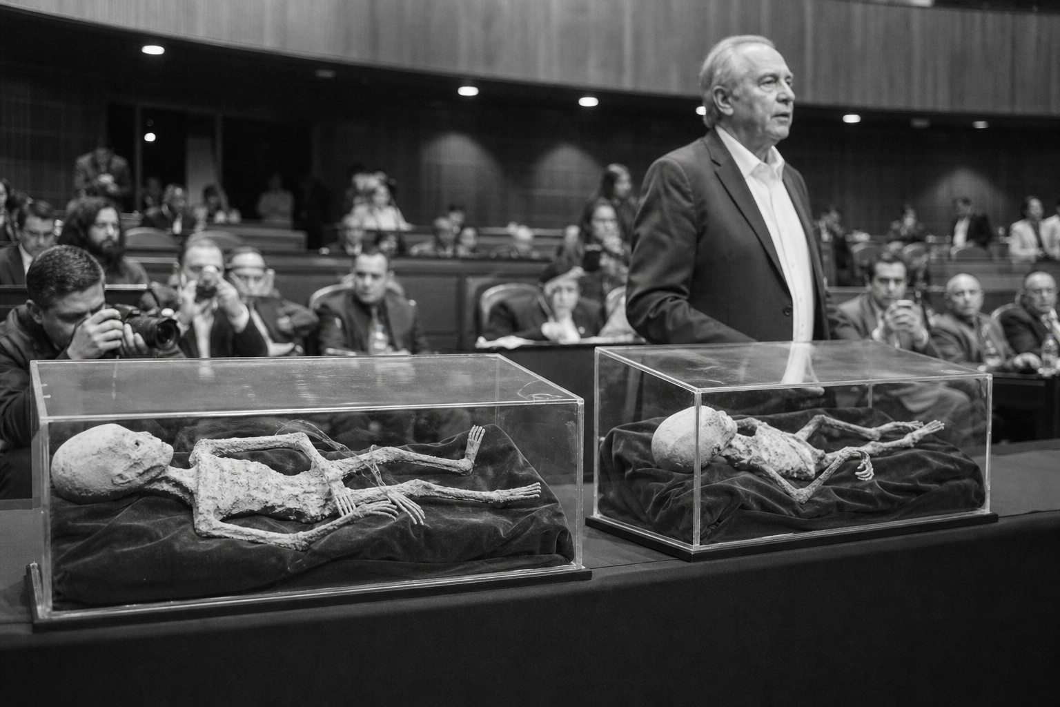 Specimens displayed at Mexico hearing