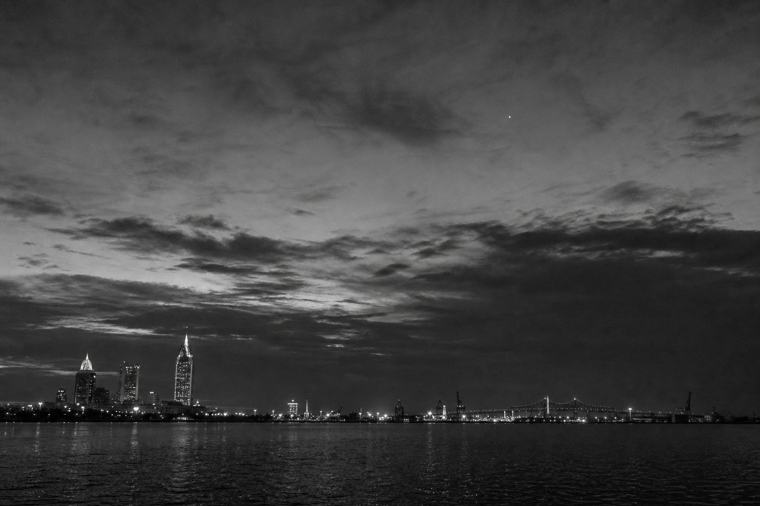 Unverified Night Sky Over Mobile