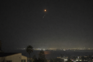 Silent Orange Light Over San Diego