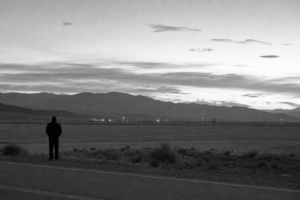 Nevada Test Range at Dusk