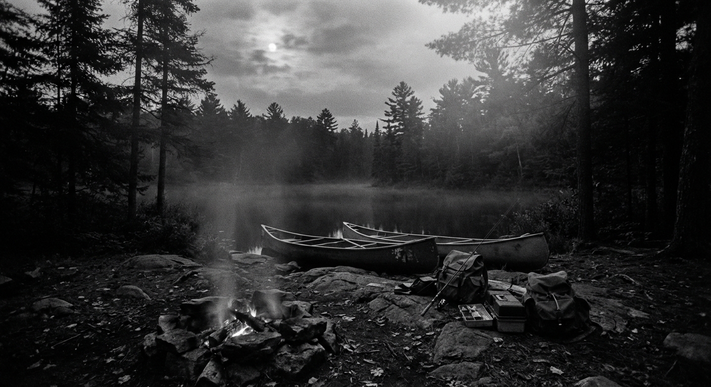 Eagle Lake Campsite After Midnight