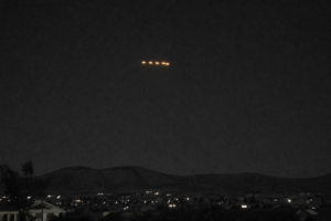 Orange Lights Above Prescott Valley