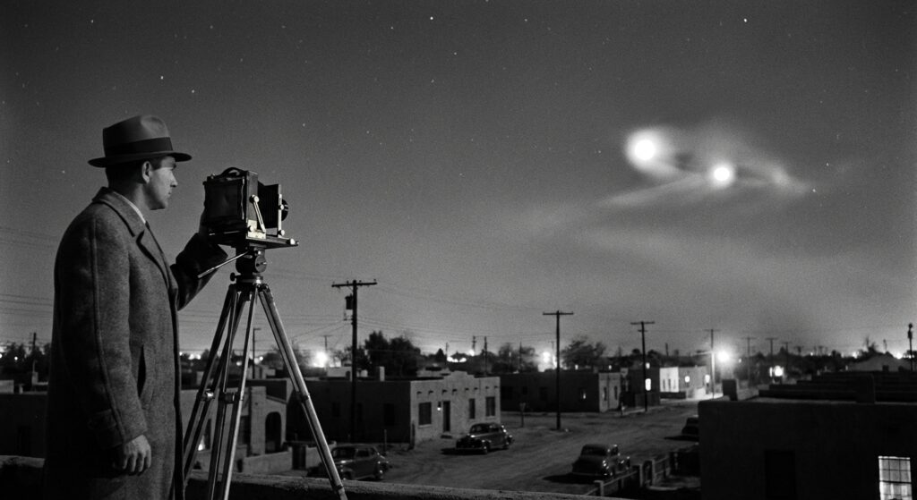 Rhodes UFO Night Shot