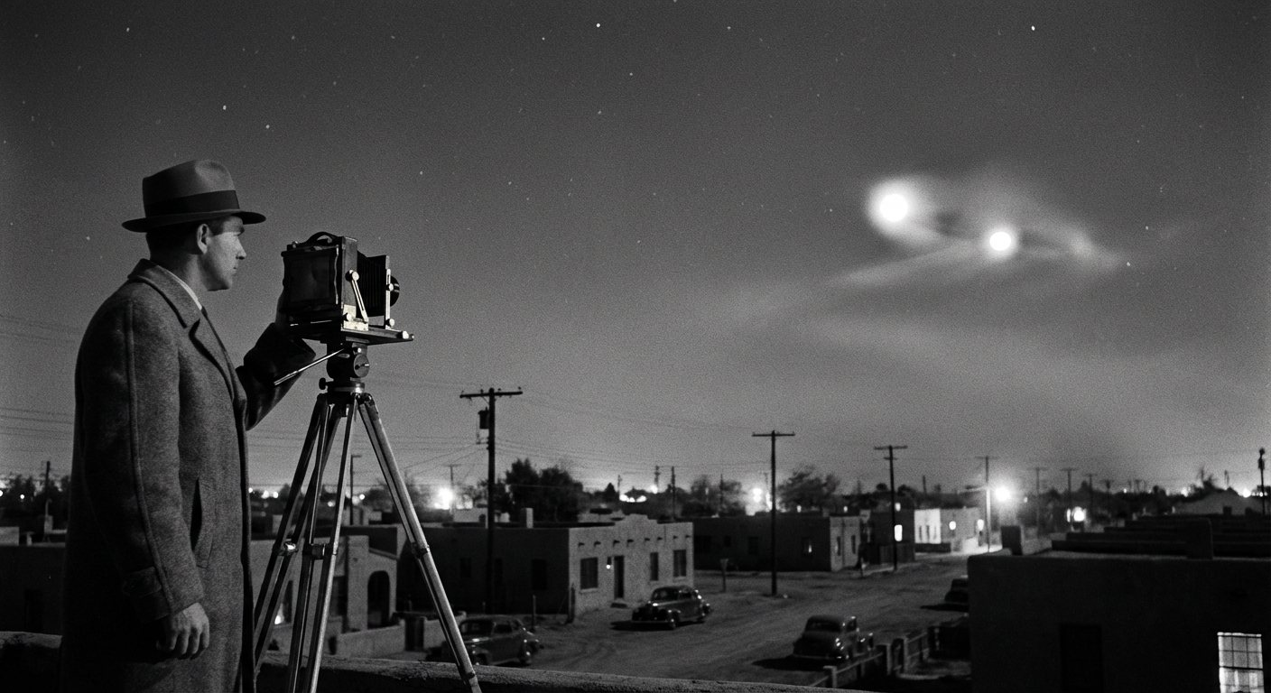 Rhodes UFO Night Shot