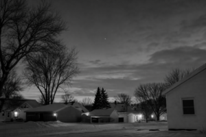 Winter Sky Over Valley City