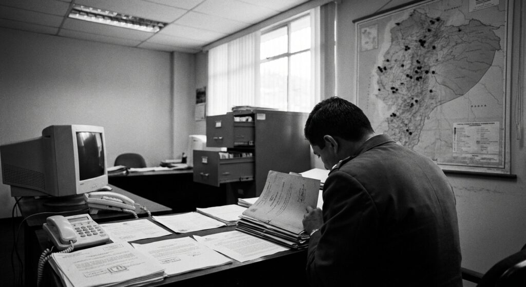 CEIFO files in a defense office